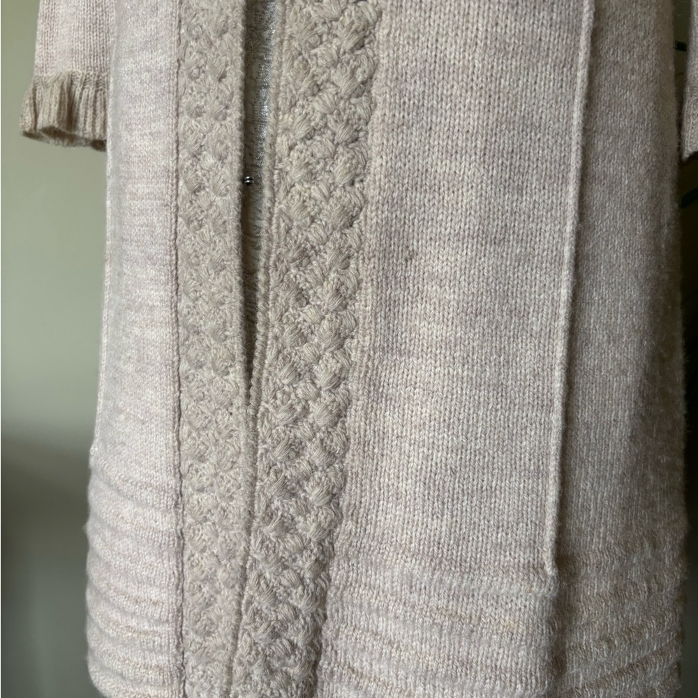 Beautiful Cardigan with Lace Detail from Anthropologie - Picture 6 of 8